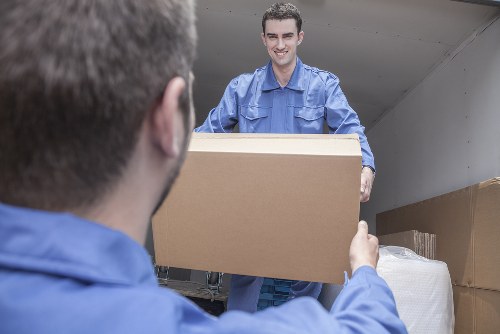 Professional packing materials and moving boxes prepared for a Goodmayes home move