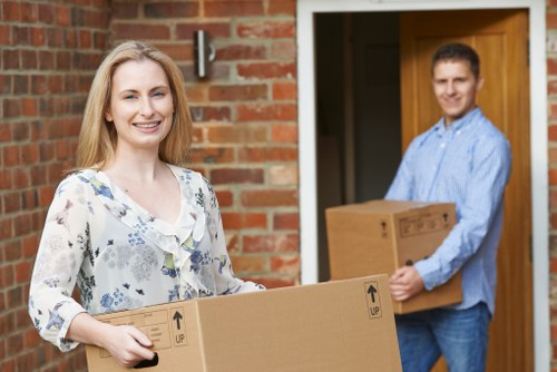 House moving team planning a removal in Goodmayes