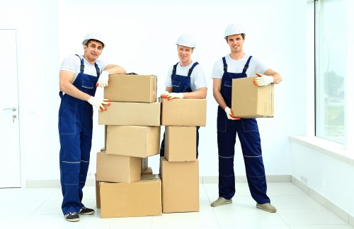 Preparation checklist and packed boxes for a Goodmayes removal