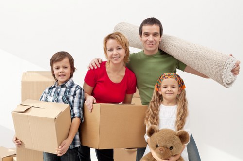 Removal van in Goodmayes supporting recycling and sustainable clearance