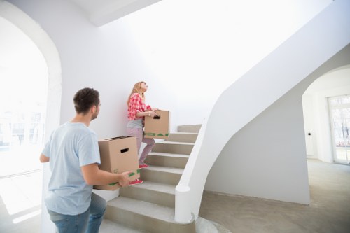 Goodmayes man with van handling household items carefully