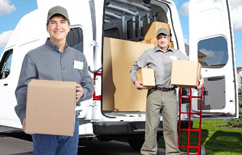 Local commercial movers handling business equipment in Goodmayes