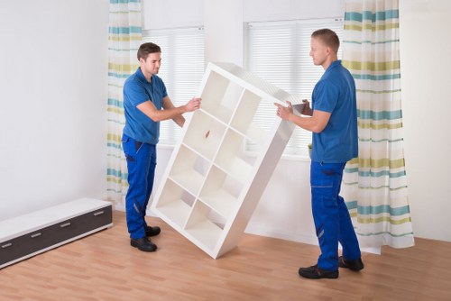 Packing and loading support for a house move