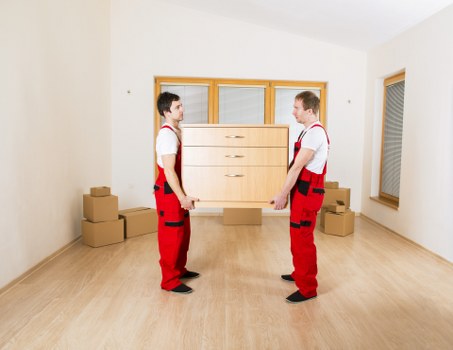 Local moving van transport for household and business items
